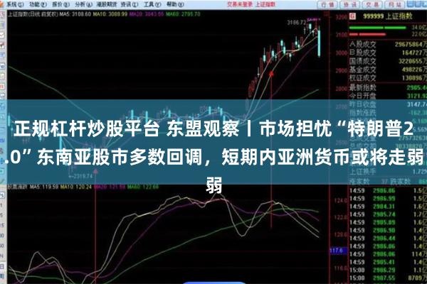 正规杠杆炒股平台 东盟观察丨市场担忧“特朗普2.0”东南亚股市多数回调，短期内亚洲货币或将走弱