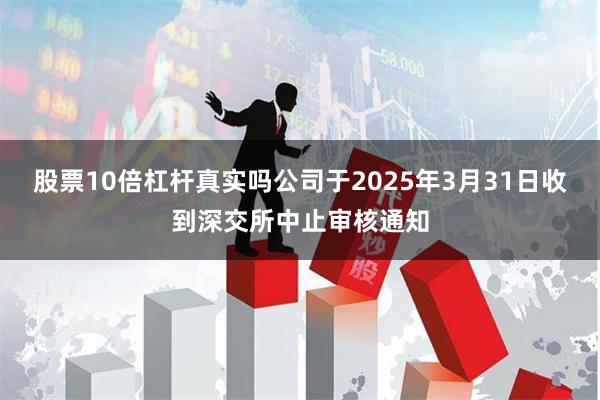 股票10倍杠杆真实吗公司于2025年3月31日收到深交所中止审核通知