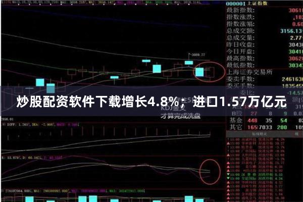 炒股配资软件下载增长4.8%;进口1.57万亿元